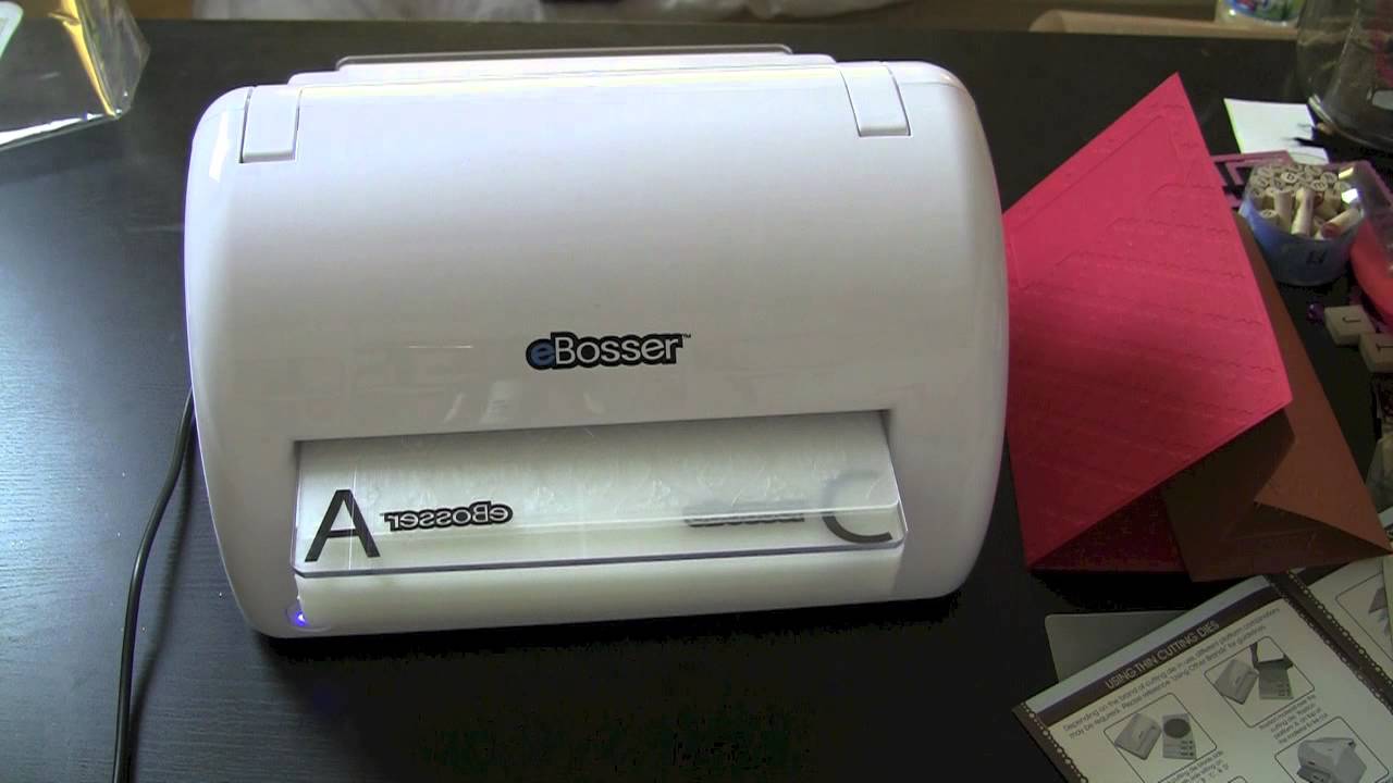 eBosser: Emboss with the Boss! Fabric, Vinyl, Paper and MORE!