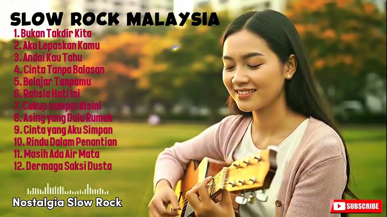 SLOW ROCK MALAYSIA TERBARU ~ MENYAYAT HATI ~ SEDIH BANGET ~ TEMAN KERJA