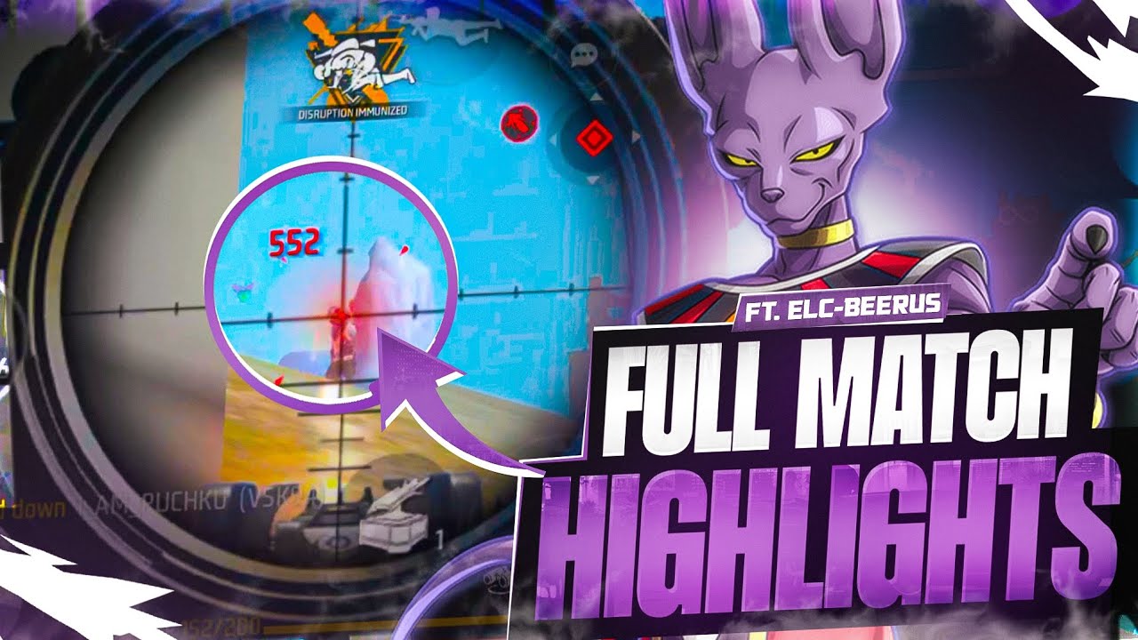 FULL MATCH TOURNAMENT HIGHLIGHT🏆|| ELC-BEERUS!! ||Destructive match of 20 kills🔥 ||❤️‍🩹 #freefire