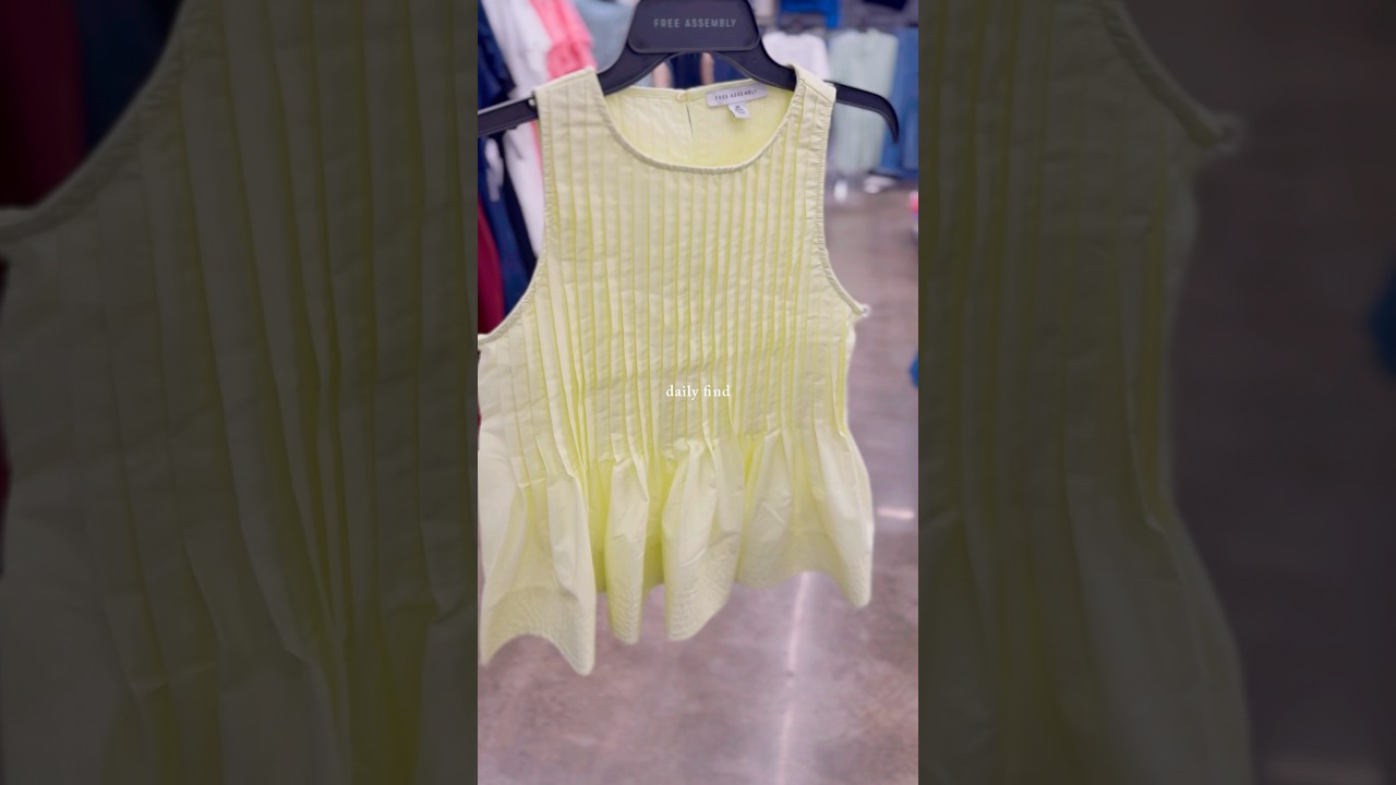 Daily find✨: yellow pintuck skirt set #walmartfinds #walmartfashion #affordablefashion #skirtset