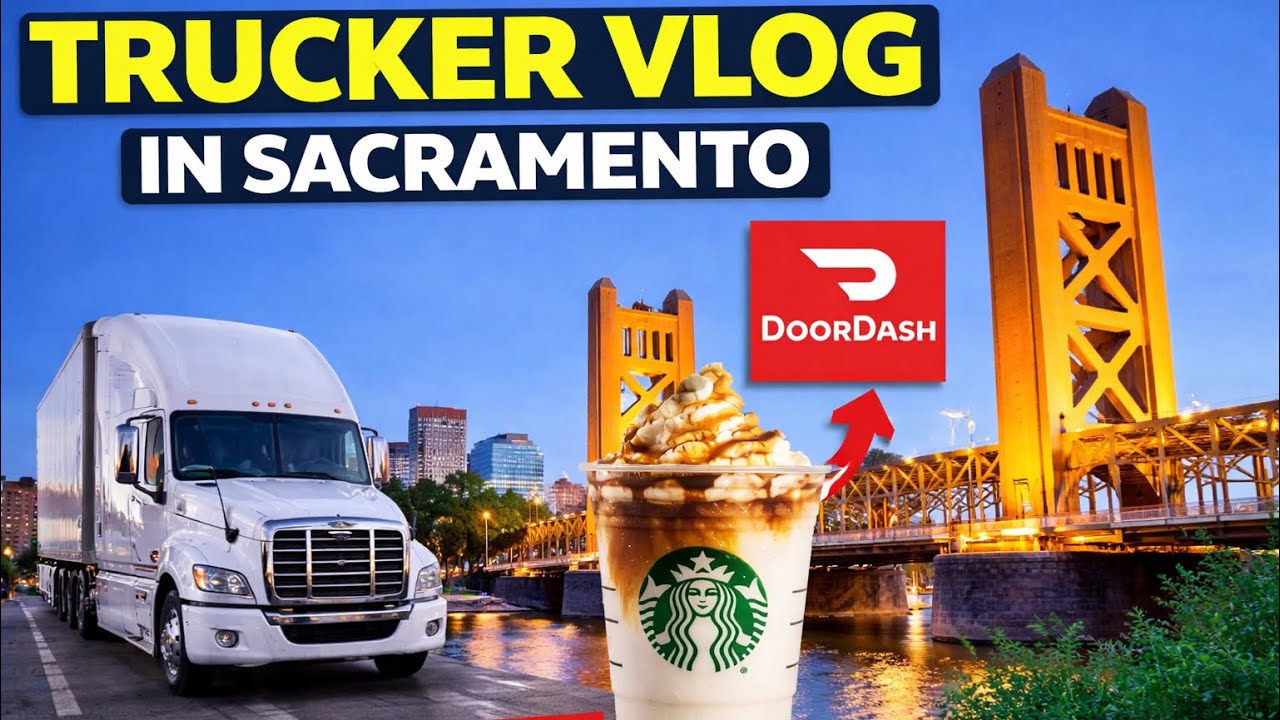 Day- 7 vlogs trucking and doordash in Sacramento 