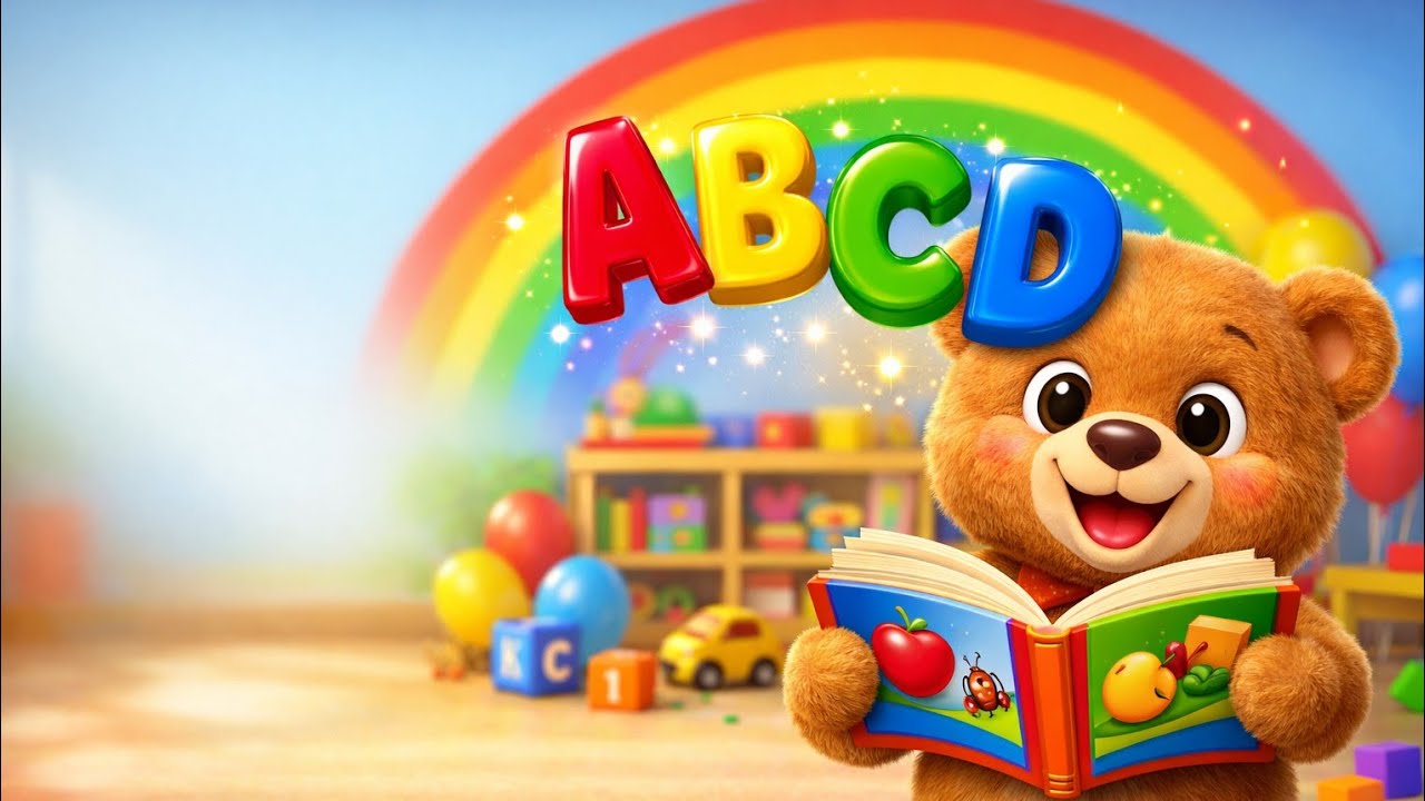 ABCD Song | A to Z Alphabet Song for Kids & Toddlers | Learn English ABCD