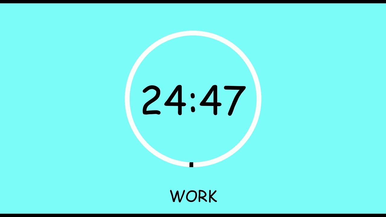 FLOW STATE – 30 Min Quiet Pomodoro (25/5 Focus Cycle)