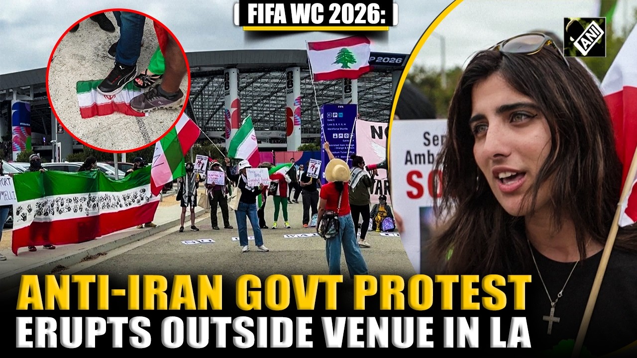 'Team is not our team: Protesters denounce Iran government outside World Cup match in LA