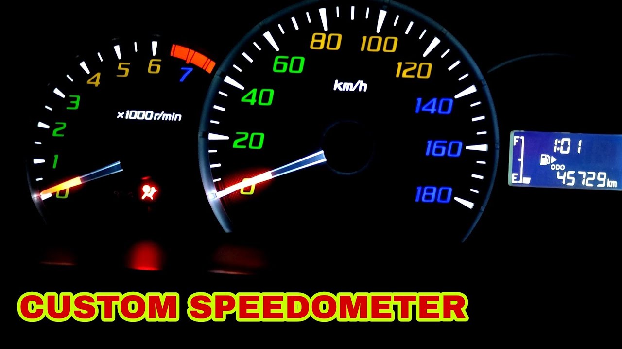 modifikasi custom panel speedometer all new avanza xenia