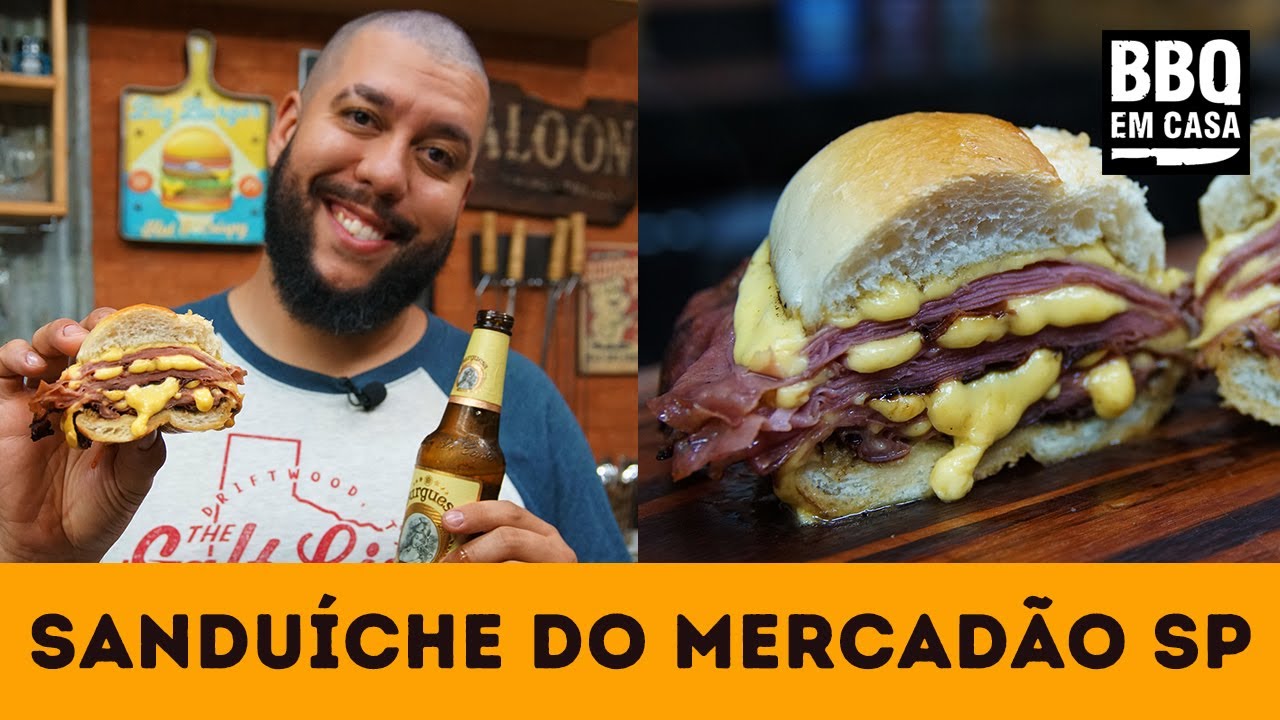 FAMOSO SANDUICHE DO MERCADO MUNICIPAL DE SÃO PAULO