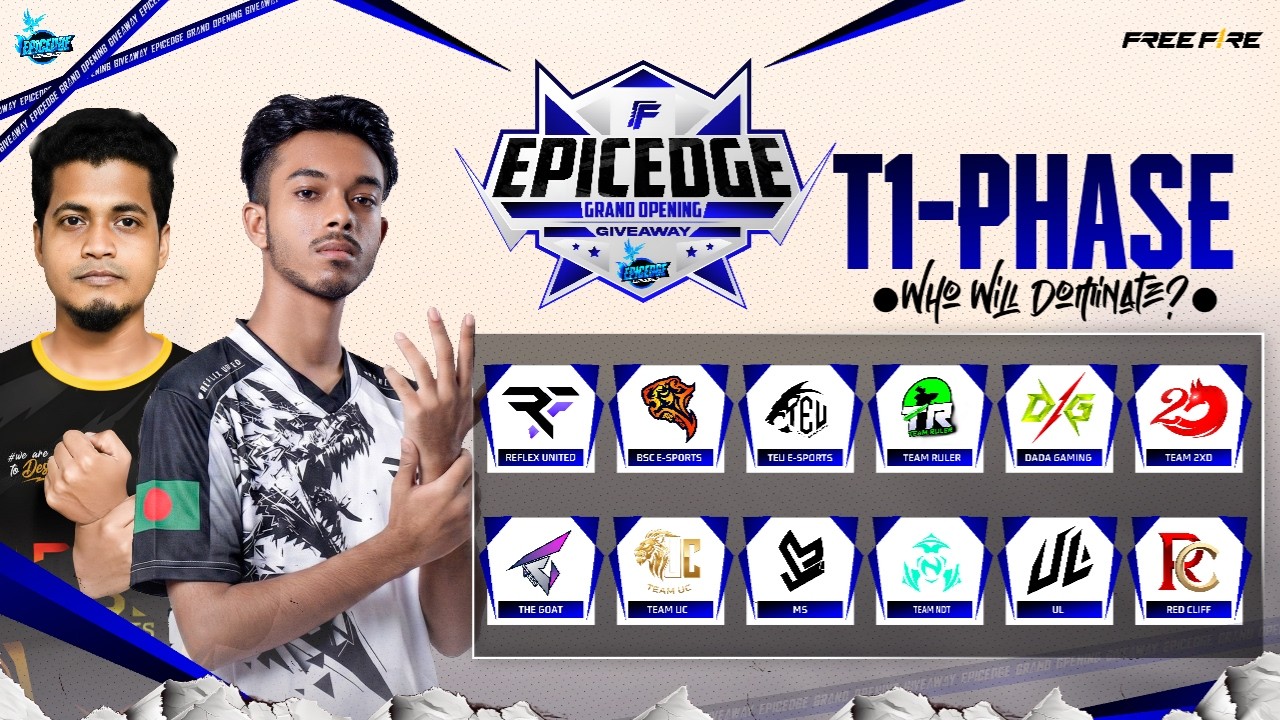 [🔴LIVE] Esports Qualifier || EpicEdge Grand Opening Giveaway | RFX,RC@EpicedgeProduction