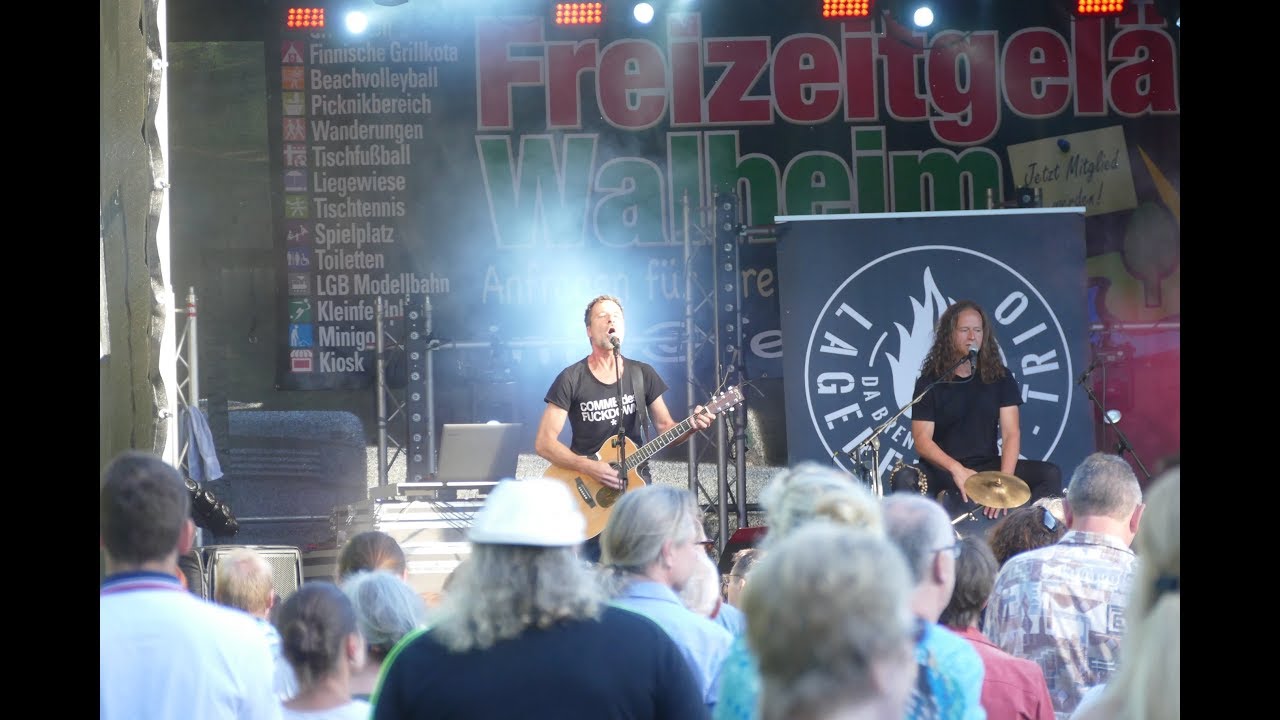SOMMERFESTIVAL WALHEIM IN AACHEN FREIZEITGELÄNDE LAGERFEUER TRIO