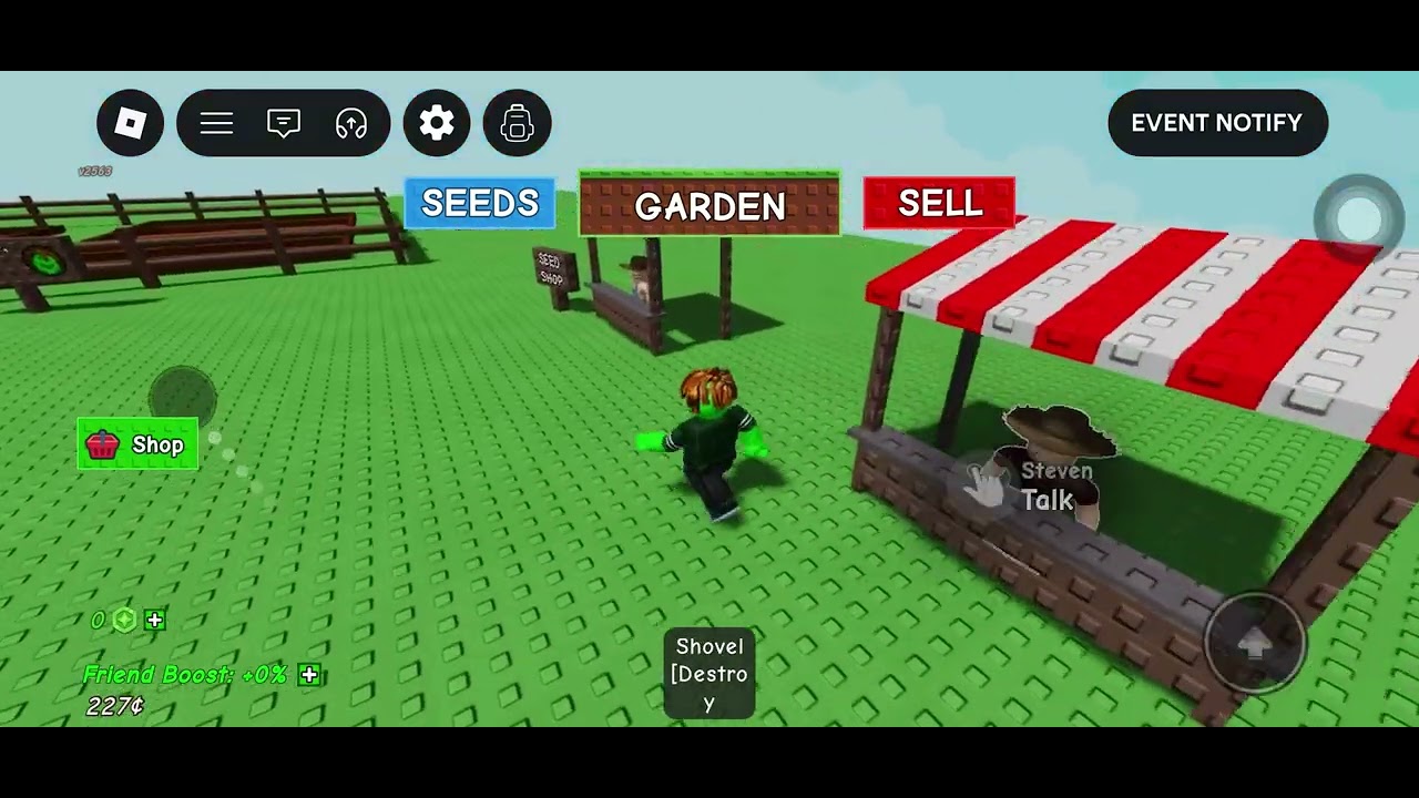 Playing Grow a Garden!