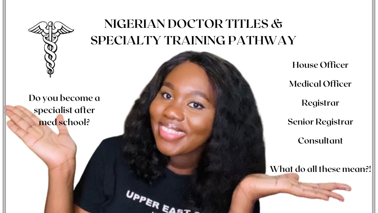 NIGERIAN DOCTOR TITLES AND SPECIALTY PATHWAY EXPLAINED | MEDICINE IN NIGERIA.