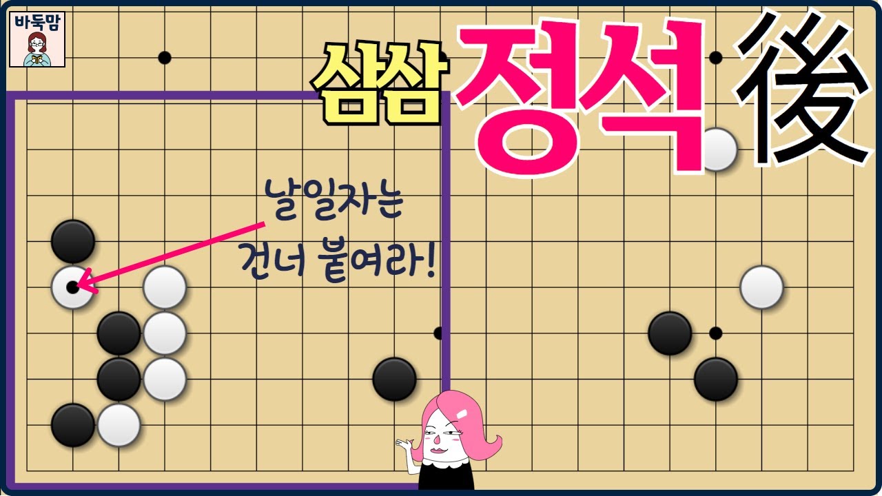 [AI 화점 정석] 최근 대세! 삼삼의 기본 정석 이후에 일어나는 필수 변화입니다.