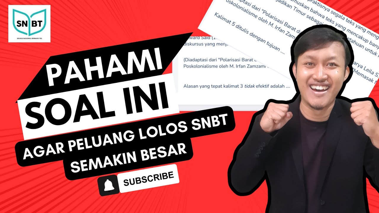 5 SOAL YANG DIPREDIKSI MUNCUL DALAM SUBTES PBM SNBT 2024 - PART 1