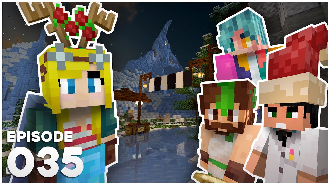 Hermitcraft 9 035 | ХАОС НА РОЖДЕСТВО! 🎄
