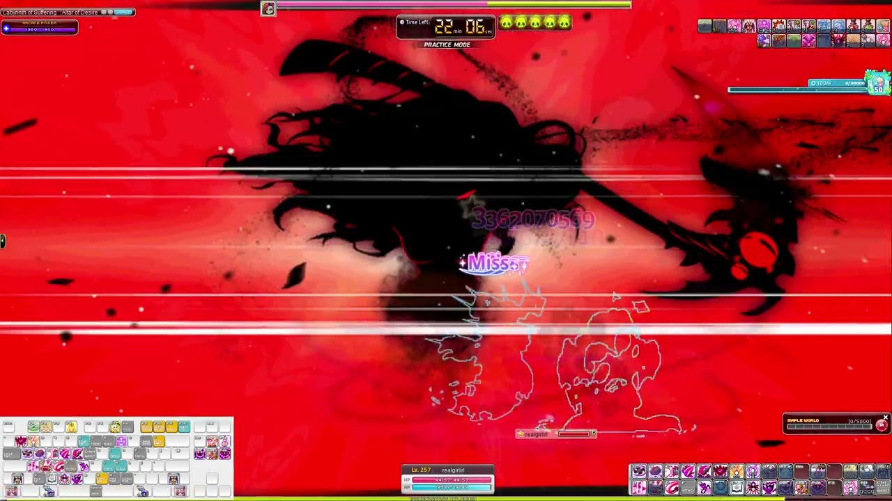 [Maplestory Reboot] Crappy Cadena 4-bar vhilla solo