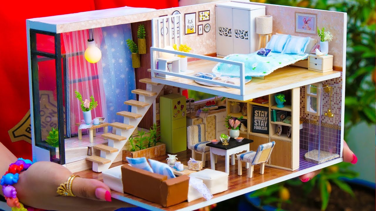 6 DIY Miniature Doll House Rooms