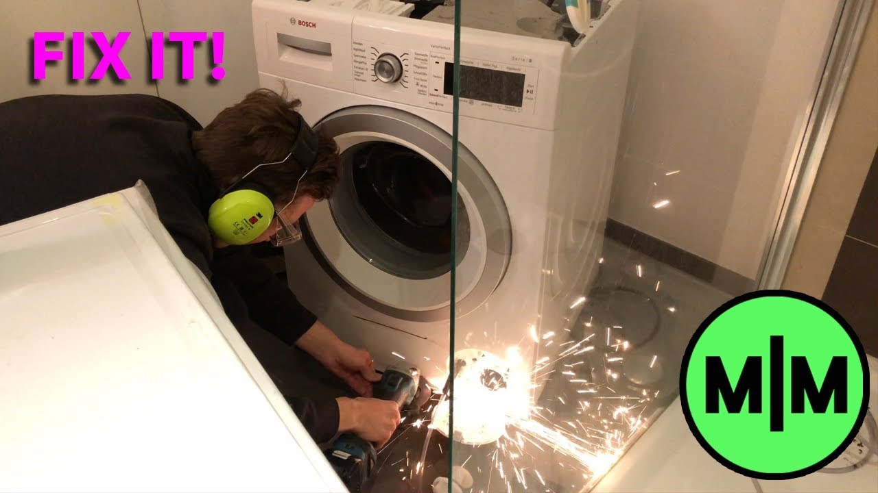 Fix for Bosch and Siemens Washing Machine Error E18 (pump not draining)