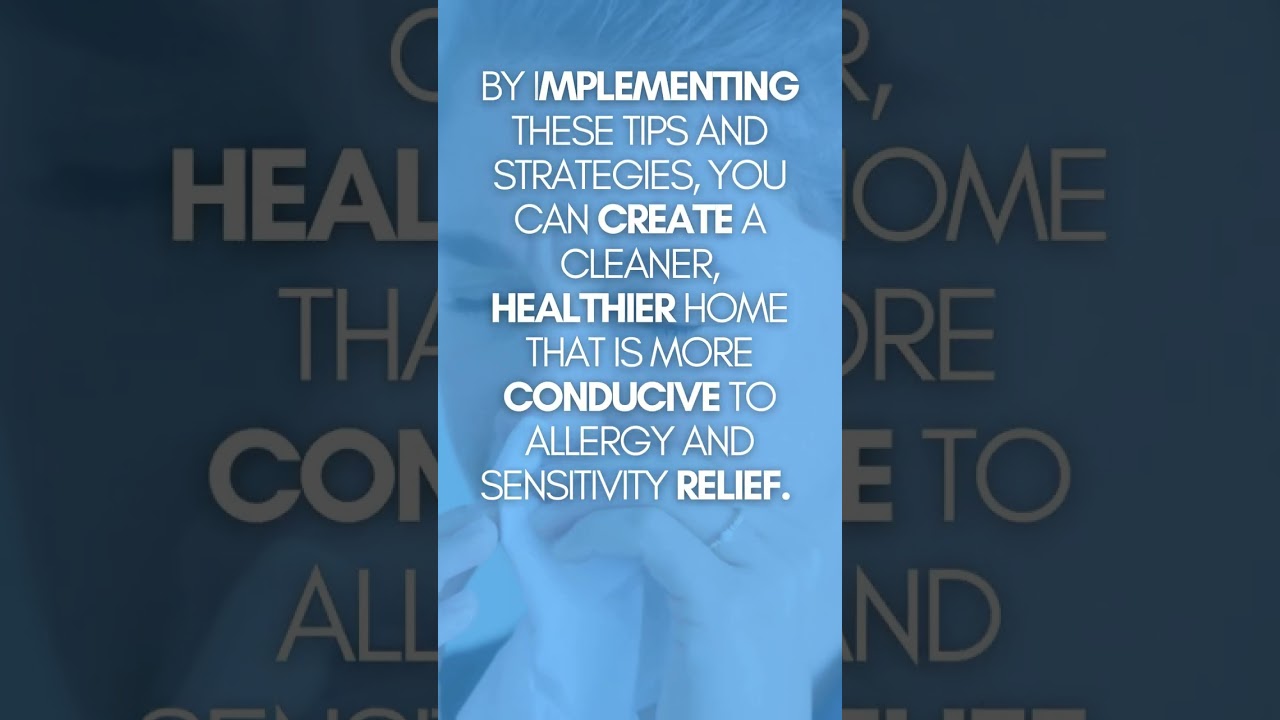 Allergy Free Oasis  Cleaning Tips for a Healthier Home