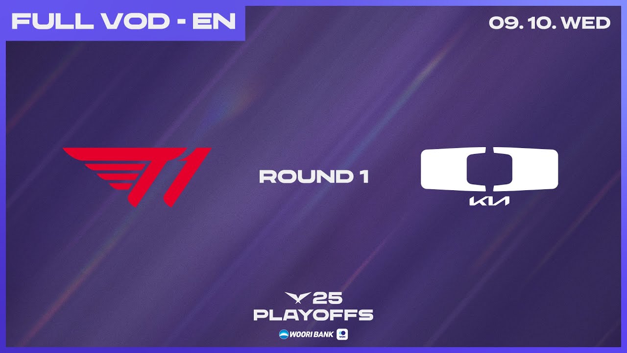 T1 vs DK | Round 1 Match 1 | Woori Bank 2025 LCK Playoffs