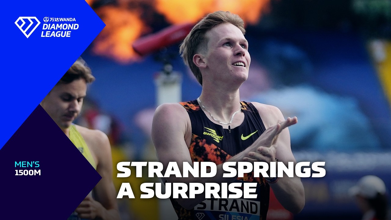 Ethan Strand STUNS Jakob Ingebrigtsen on WDL comeback in Silesia 1500m - Wanda Diamond League 2026