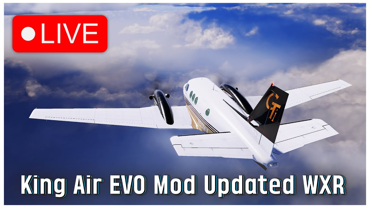 Freeware King Air EVO Mod WXR Update | G1000 Version | X-Plane 12.3 BETA