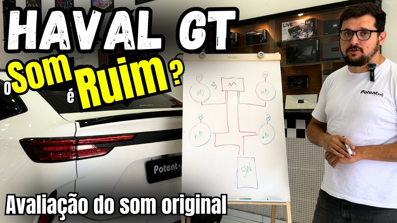 Haval H6 GT O som é Realmente RUIM?! Avaliação técnica do sistema de som original do GWM Haval GT!