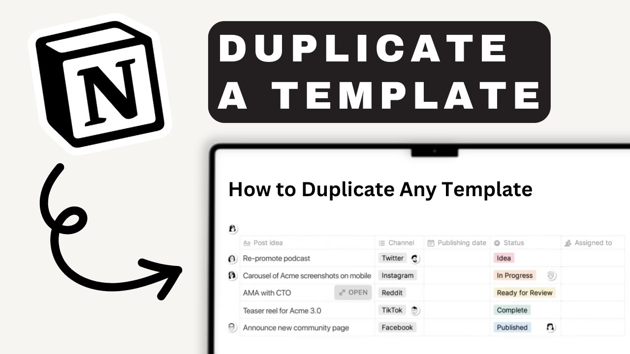 How to Duplicate Any Template in Notion | Notion Tutorial (2025)