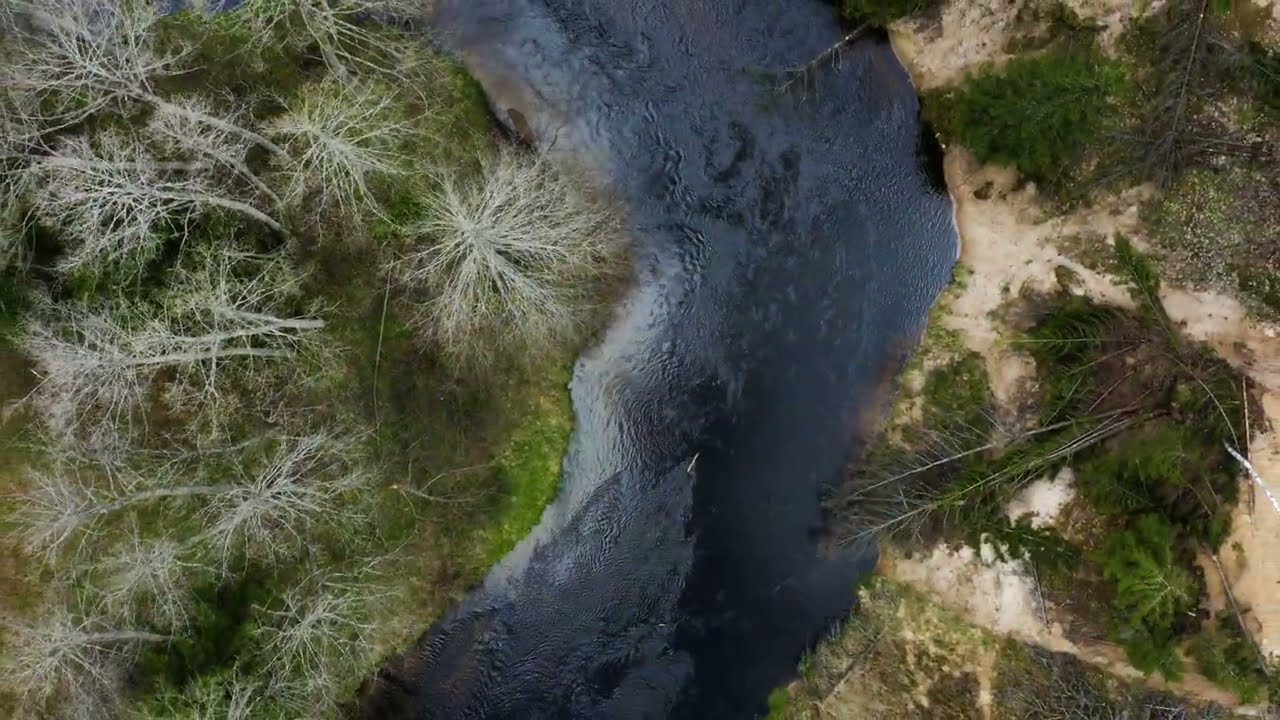 Upė Ūla iš paukščio skrydžio | Mikštavičius video projektai