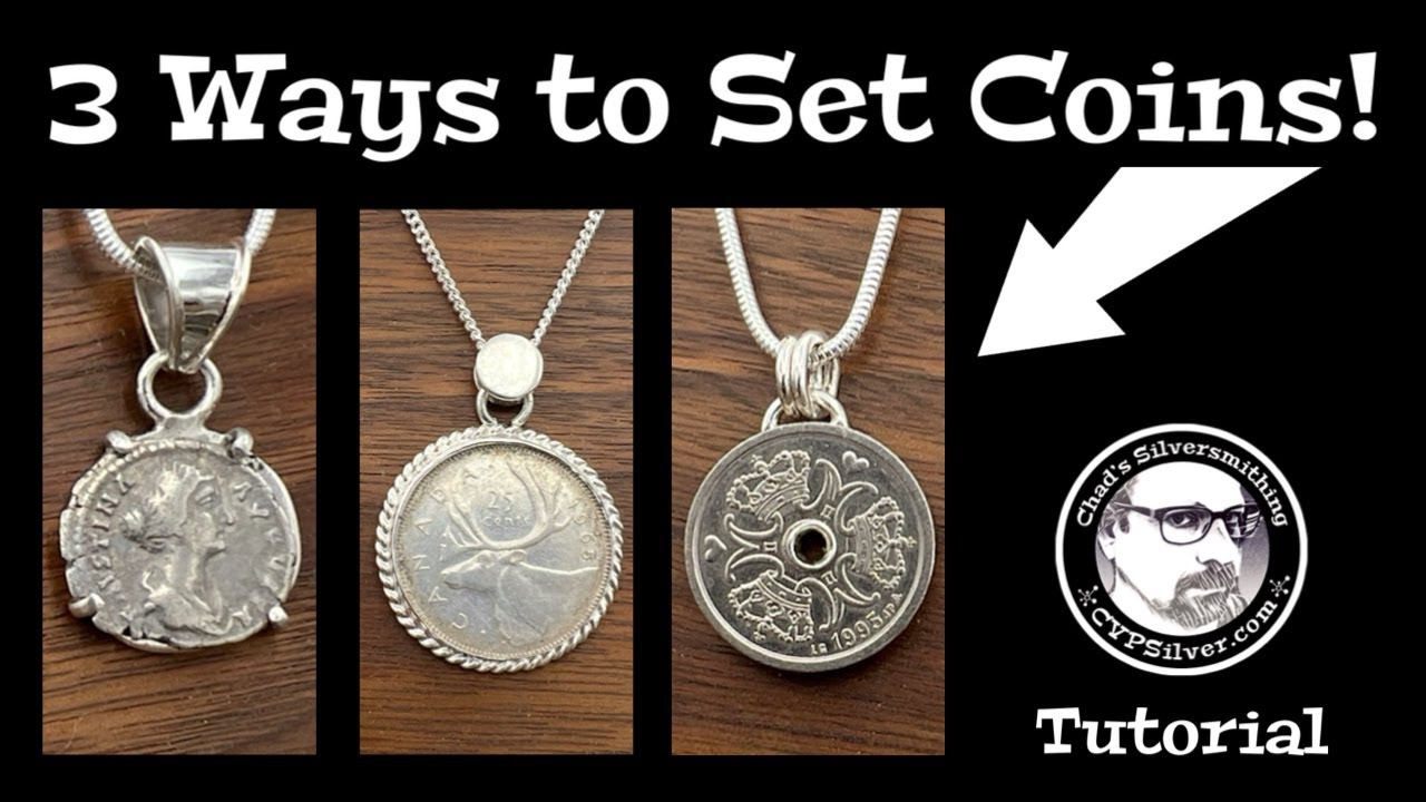 3 Different Ways to Set Coins:  A Silversmithing Tutorial