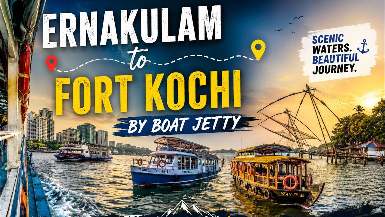 Ernakulam to Fort Kochi | Boat Jetty | Places to visit in Ernakulam | #ferry #kerala #boat 