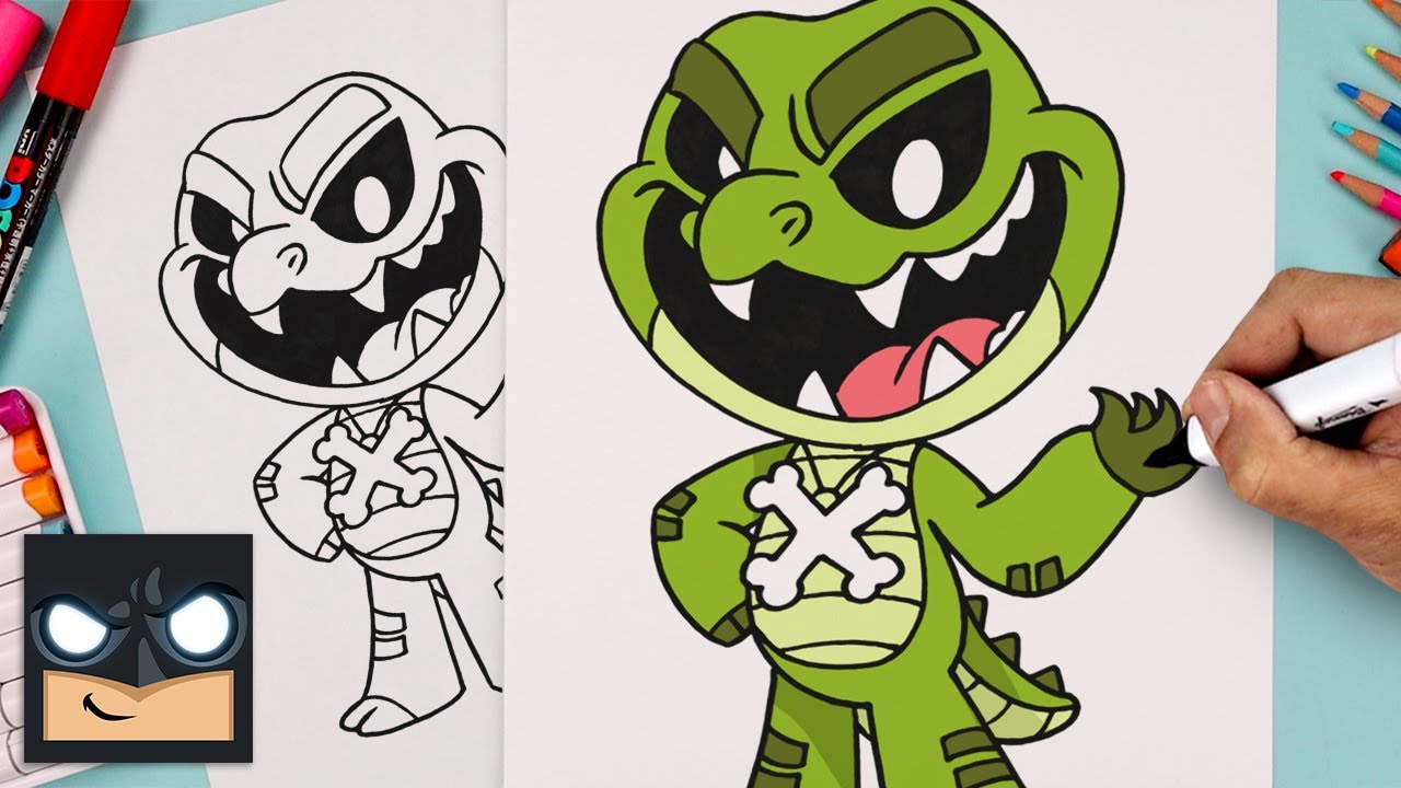 How To Draw Alister Gator | Poppy Playtime