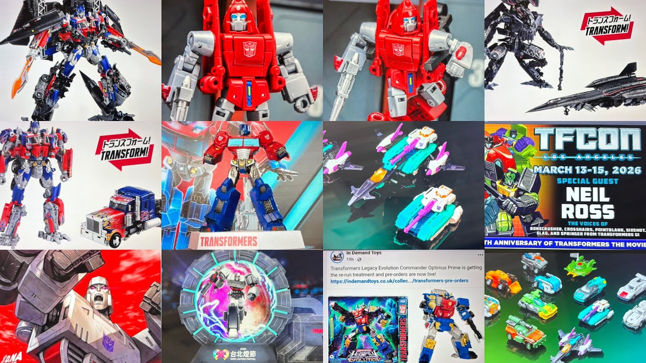 New Transfromers dramatic capture & overlord figure images, Tfcon age of the primes updates reissues