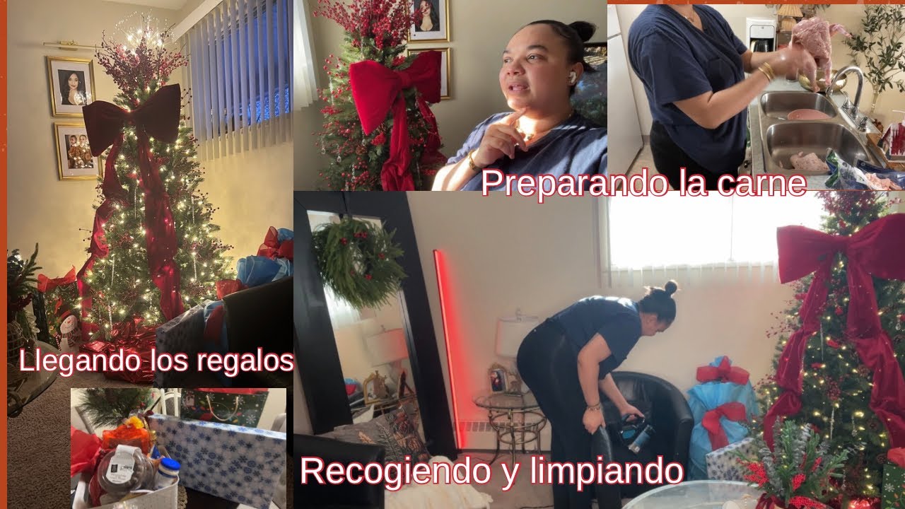 Preparándonos Para la cena de Navidad ❤️Noche Buena/ Llegando los regalos 🎁 