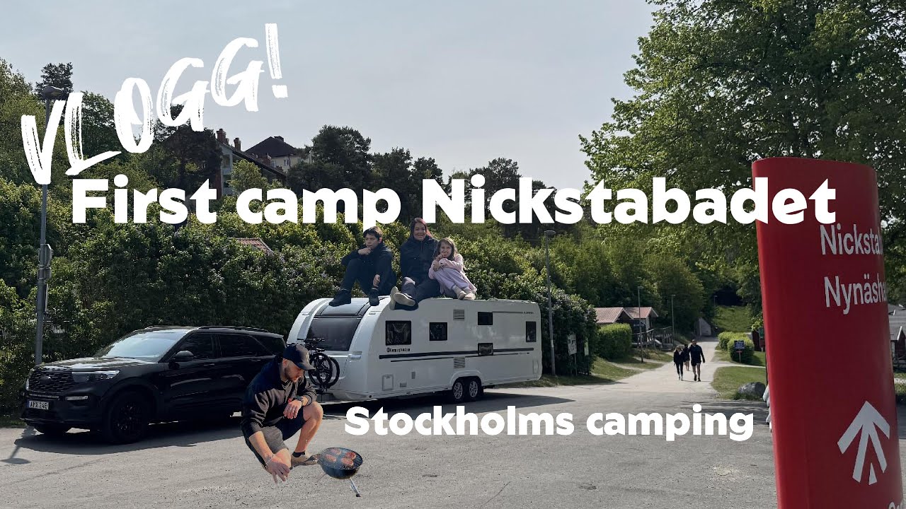 Vlogg - Vi testar Firstcamp Nickstabadet och går på Ösmo marknad