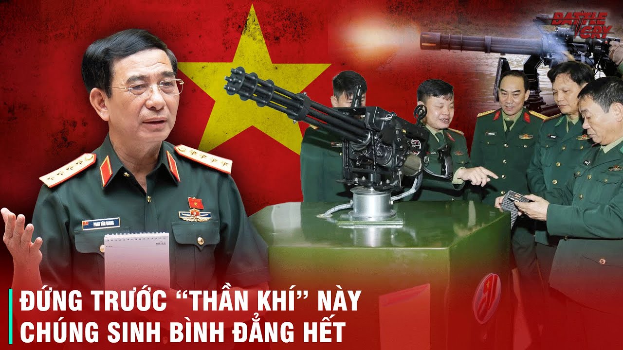 VIỆT NAM ĐÃ SẢN XUẤT ĐƯỢC SÚNG MÁY 6 NÒNG GATLING - BƯỚC NHẢY VỌT CỦA CÔNG NGHIỆP QUỐC PHÒNG