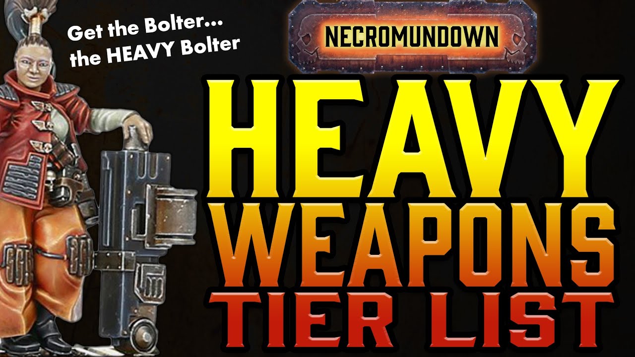 Necromunda Heavy Weapons TIER LIST! | Necromundown
