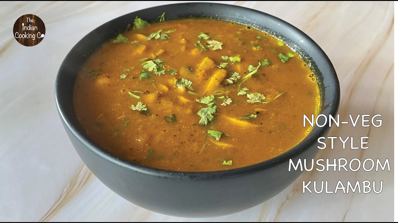 Non veg style Mushroom Kuzhambu | Mushroom Curry Recipe| Kalan kulambu recipe| Quick recipe