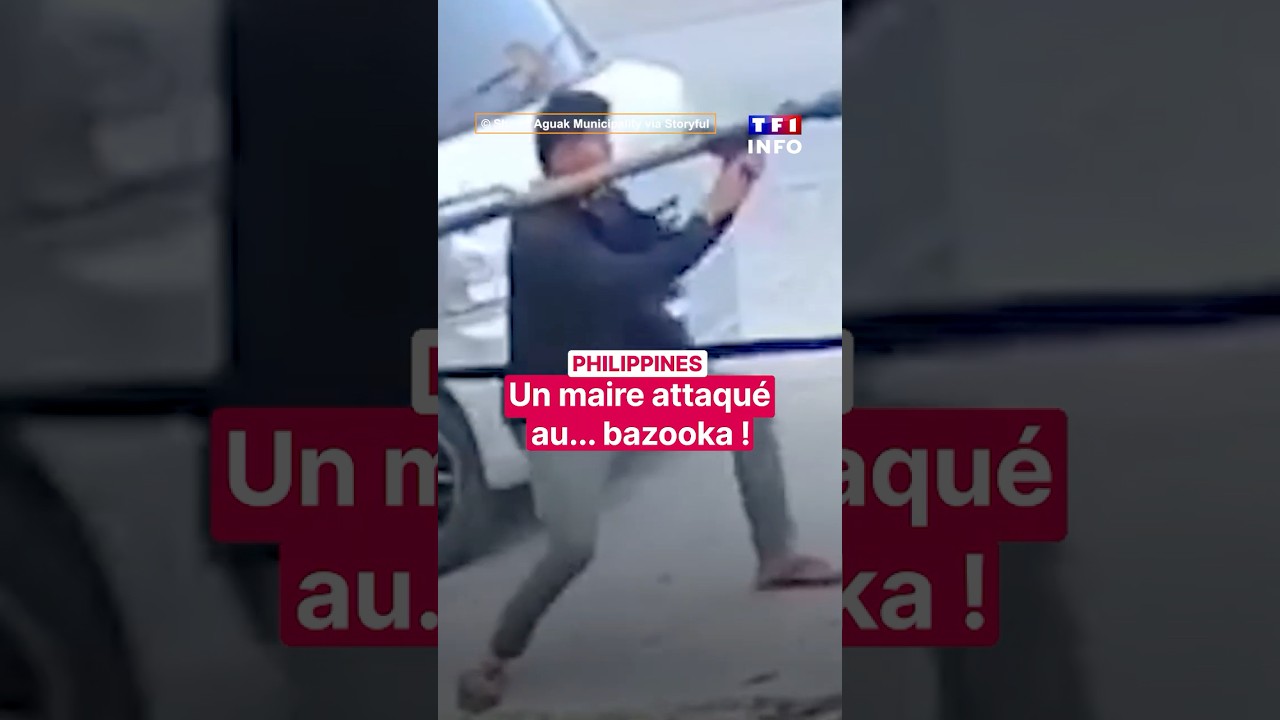 Philippines : un maire attaqu&eacute; au... bazooka !｜TF1 INFO