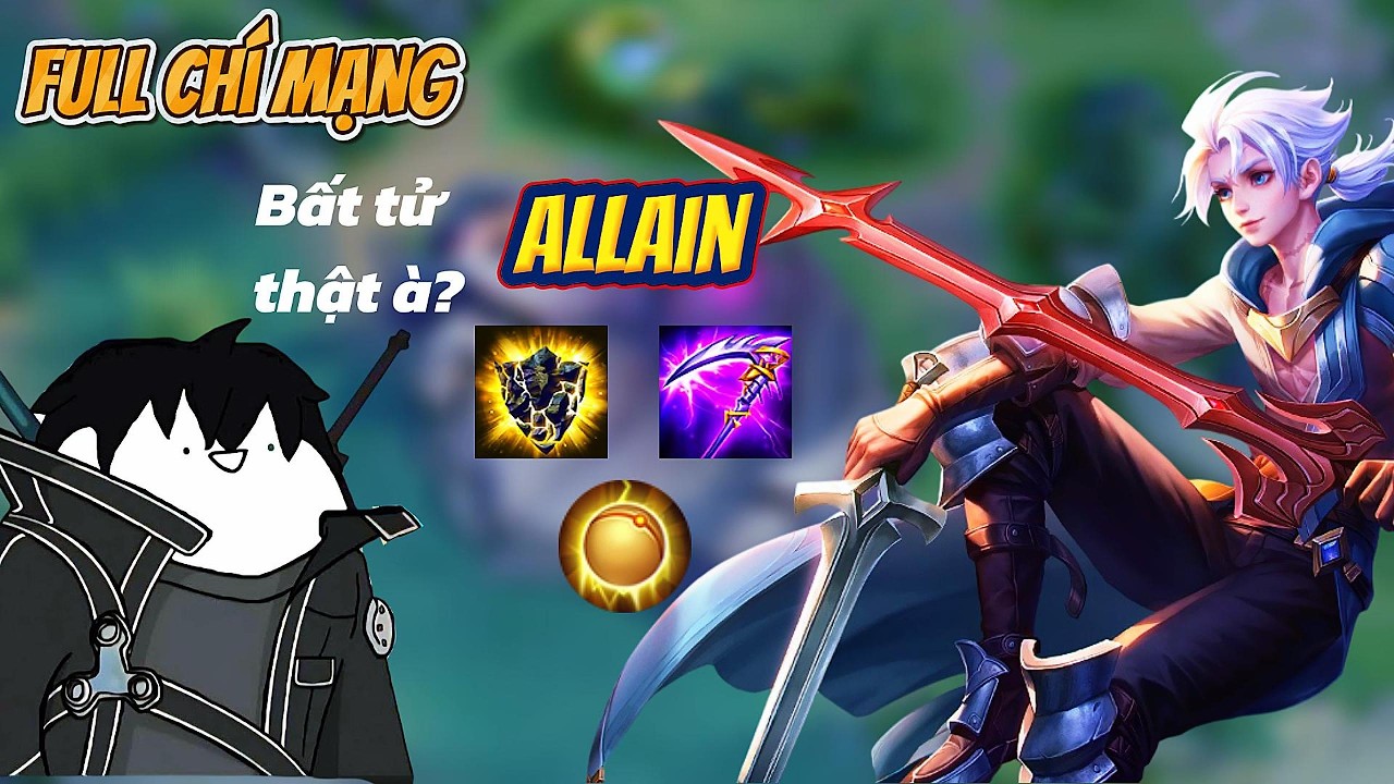 BUILD ĐỒ ALLAIN N&Agrave;Y GI&Uacute;P BẠN BẤT TỬ TR&Ecirc;N TOP 2060-  InuYashaYK #lienquan #allain