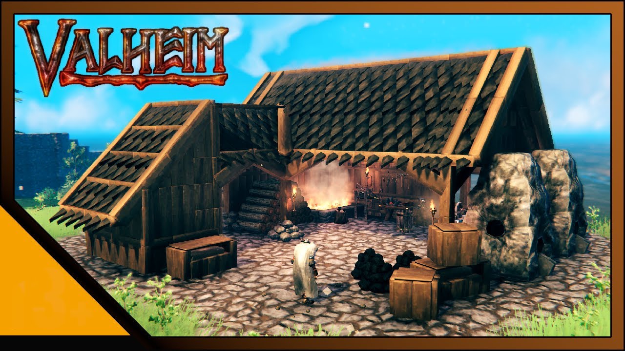 Valheim: Open Plan Blacksmith (Build Guide)