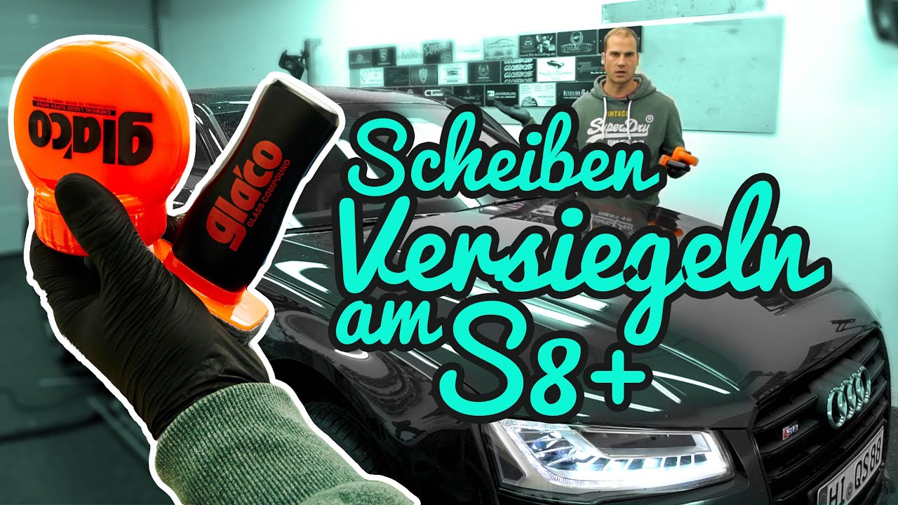 HQS Autopflege - Flo versiegelt seine Scheiben am S8+ mit dem Soft99 RollonLarge