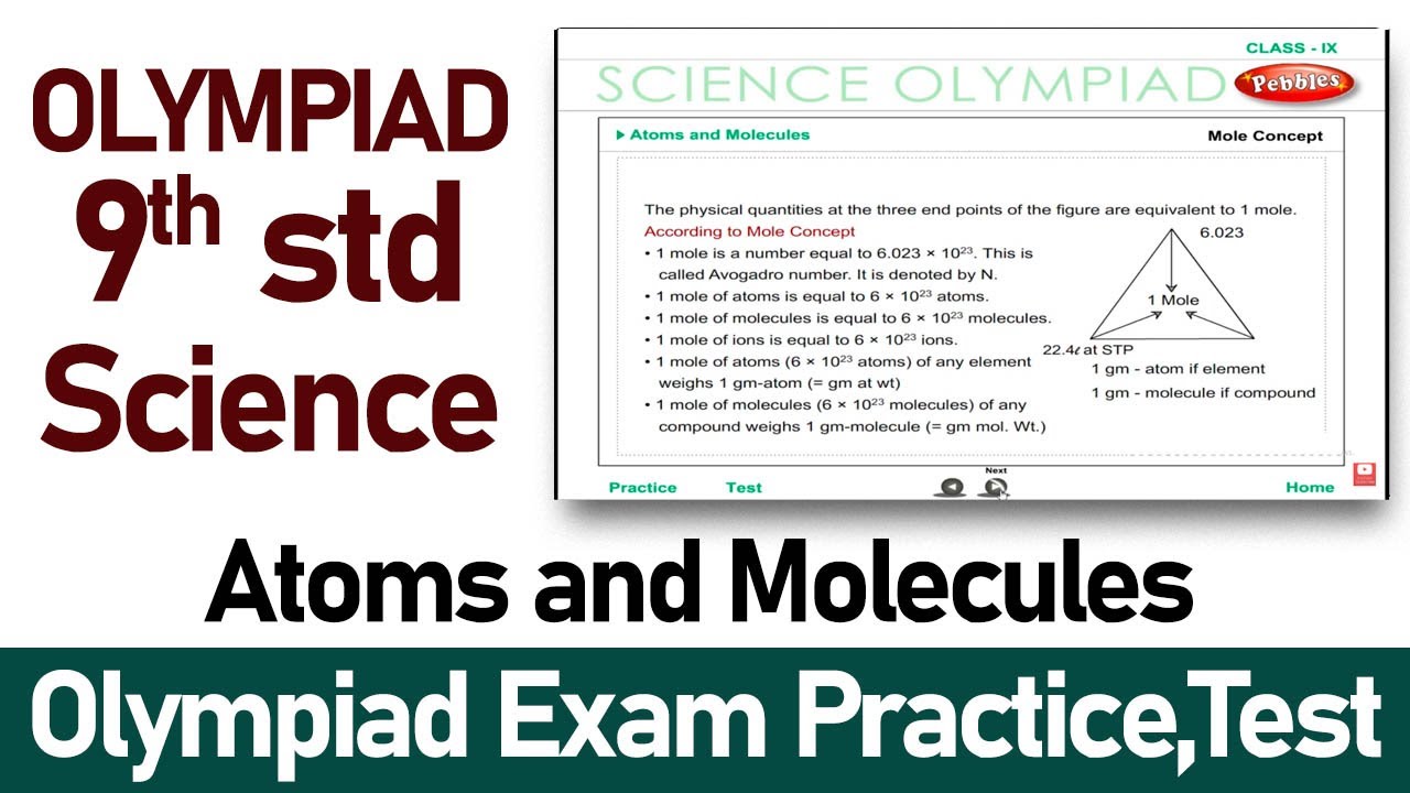 Olympiad 9th Science  | Atoms and Molecules | Olympiad Exam Preparation | Science Olympiad