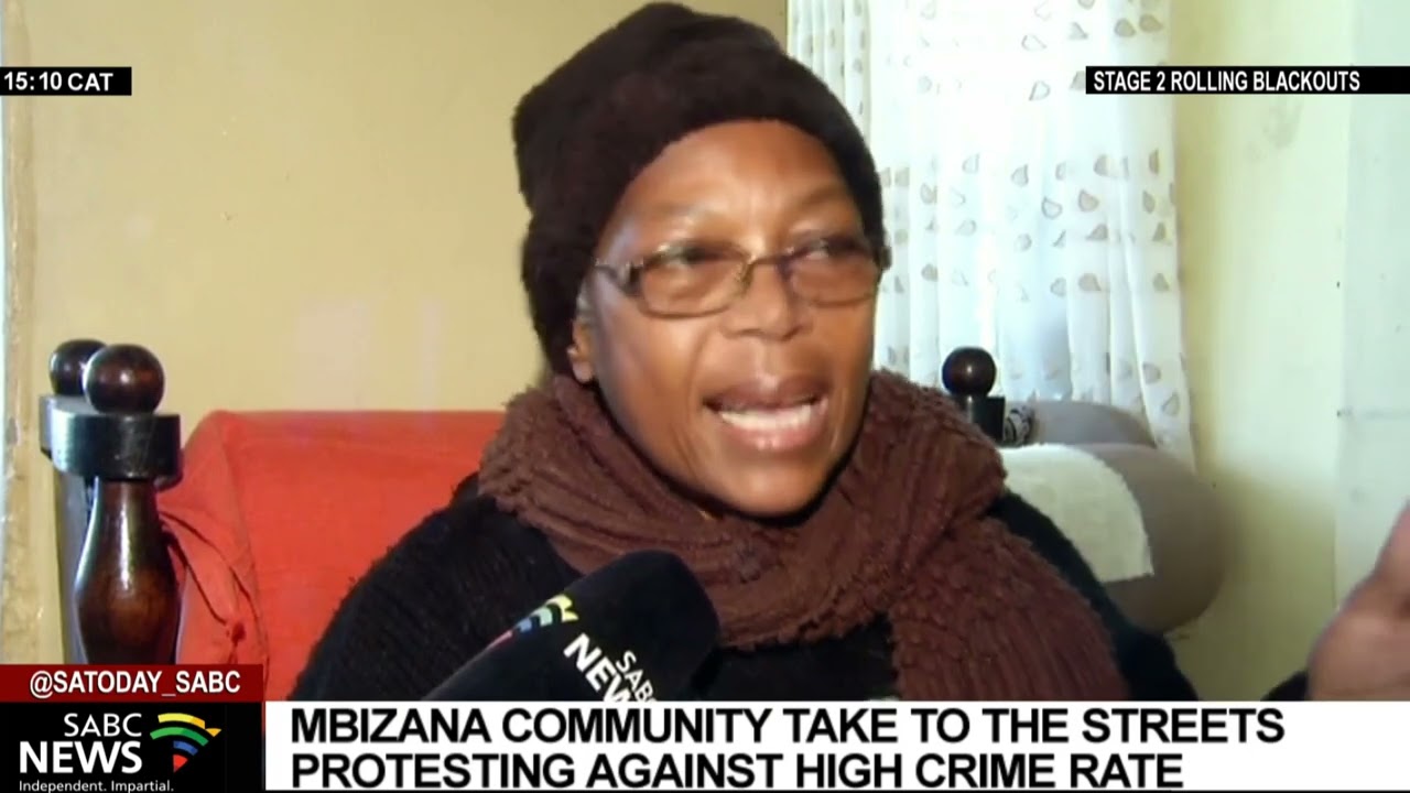 Community of Mbizana protests against the high crime rate in the area