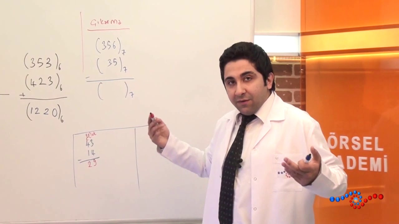 Matematik - Tabanlar-Çıkarma Örnek