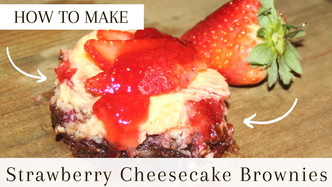 Strawberry Jam Cheesecake Brownies – Fudgy, Fruity & Irresistible!