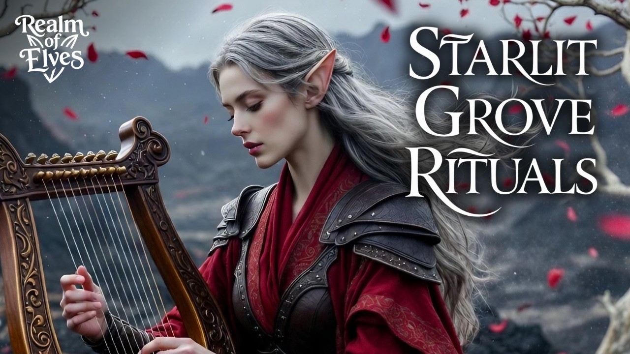 Starlit Grove Rituals | 1 Hour Fantasy Instrumental Atmosphere for Focus & Study
