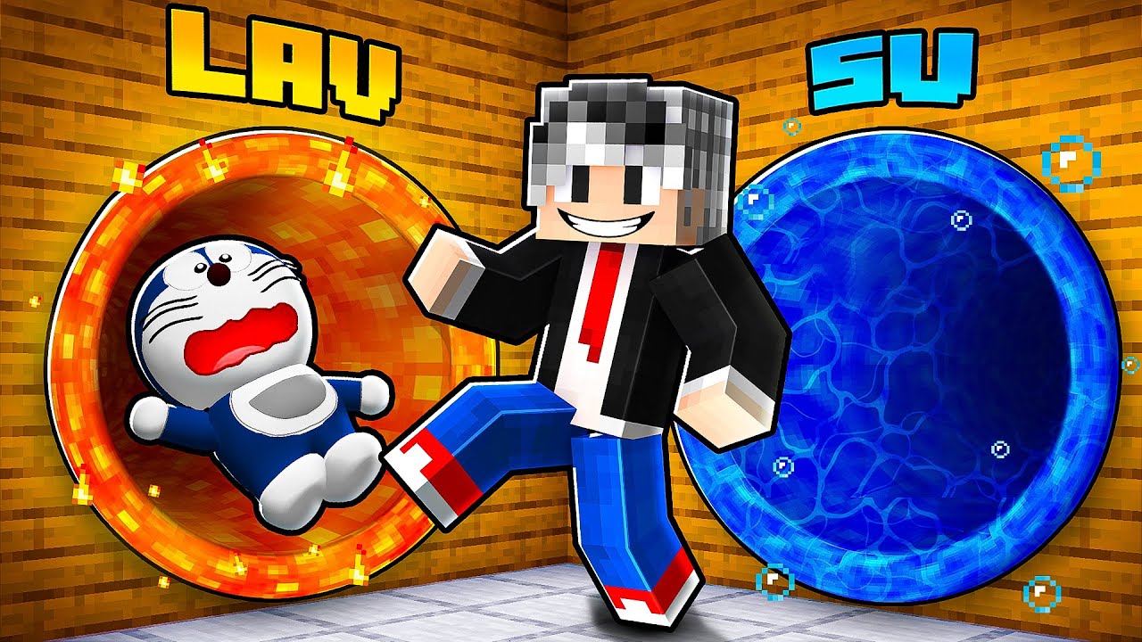Yanlış LAV vs SU Kapısını Seçersen ÖLÜRSÜN! - Minecraft