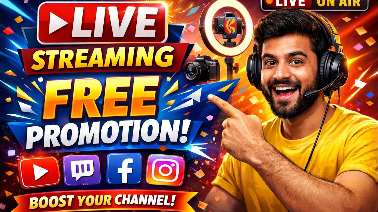 Live aao aur Free Promotion pao | Real Support #livepromotion #nocaptions