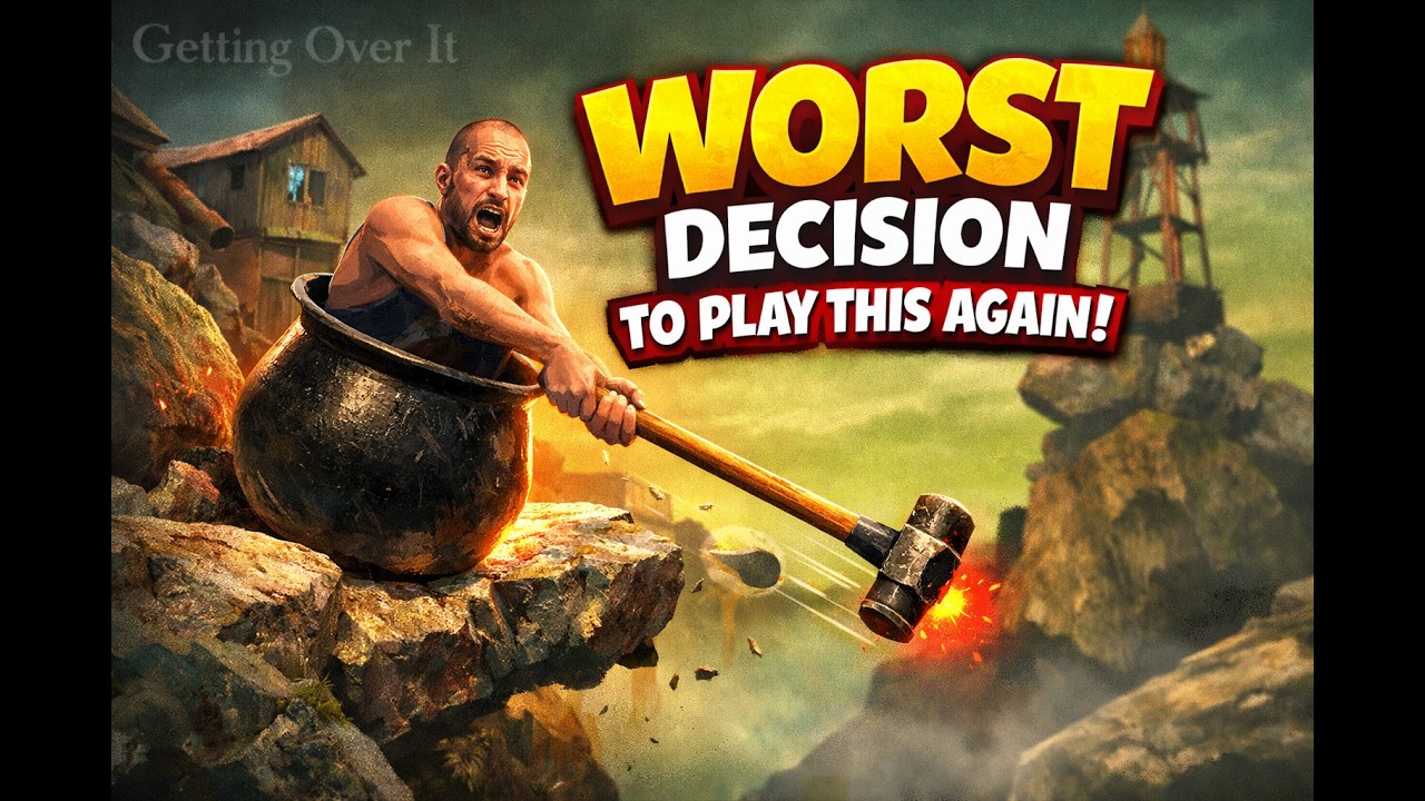 I Regret Playing Getting Over It Again… 😭#gettingoverit