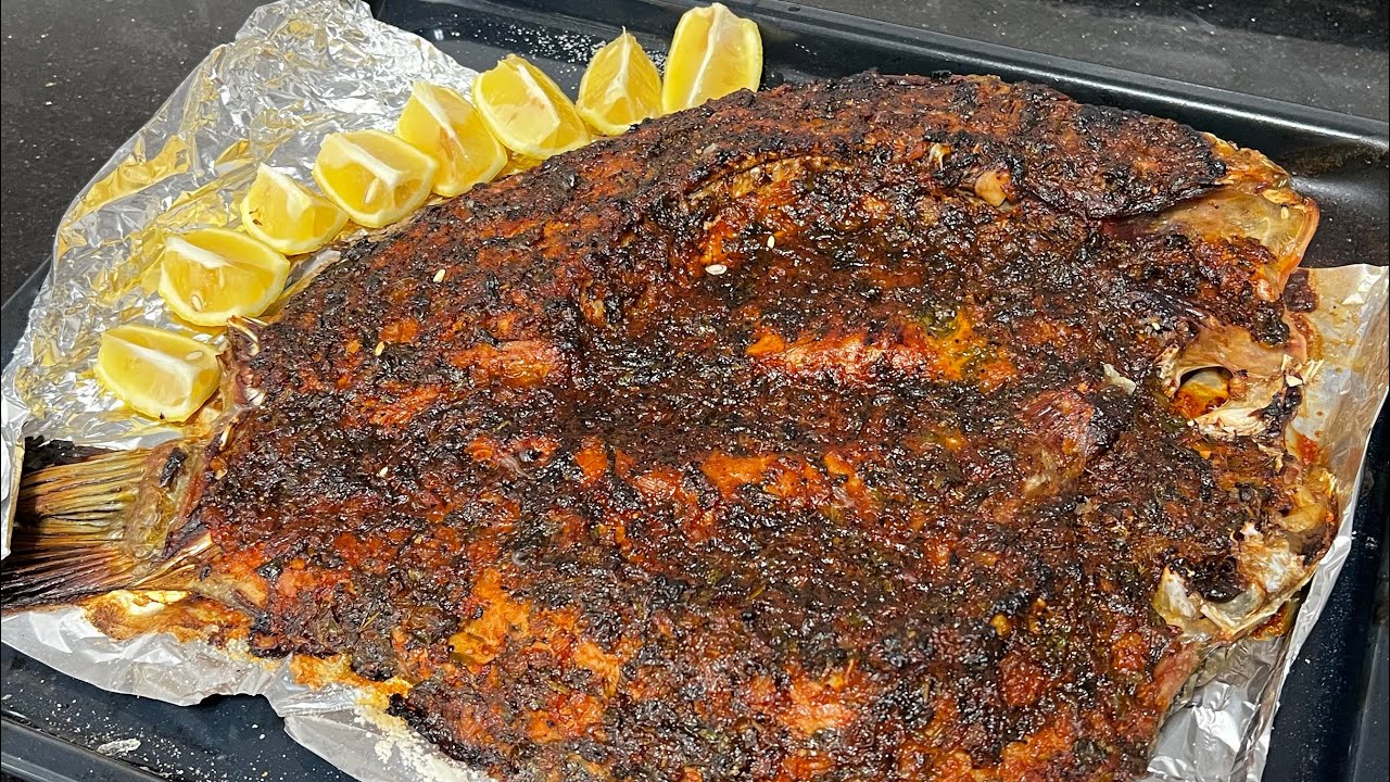 بعدج حايره بالغده تعاي نسوي سمك بالفرن بالصلصه المطبوخه