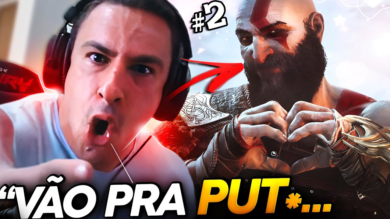 SUPER XANDÃO SE REVOLTOU com o GOD OF WAR RAGNAROK | melhores momentos #2